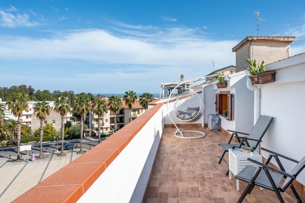 Naxos Charming Penthouse With Swimming Pool X6 Leilighet Giardini Naxos Eksteriør bilde